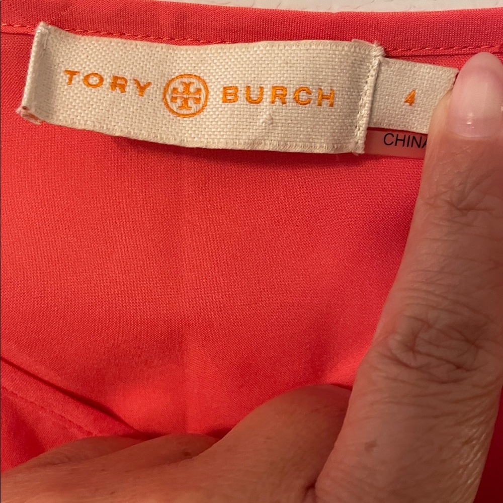 Tory Burch Size‎ 4 Coral Camisole Dress - Picture 2 of 5